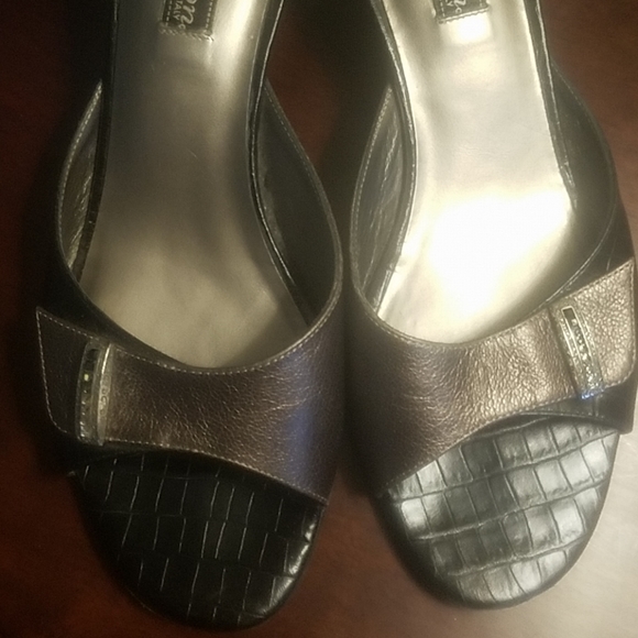 Brighton black and pewter sandals - Picture 3 of 7